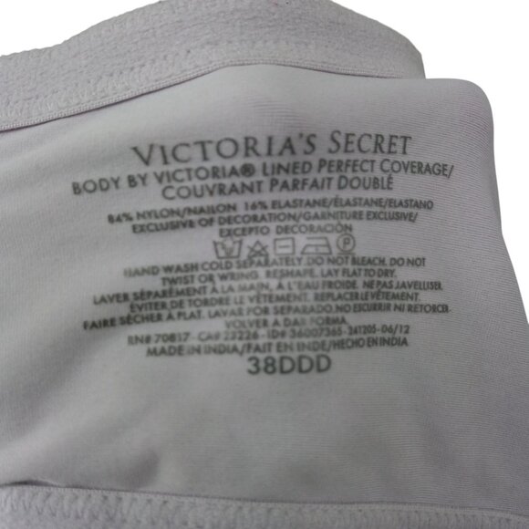Victorias Secret BBV Lined Perfect Coverage Underwire Bra Size 38DDD Lilac - Picture 5 of 7